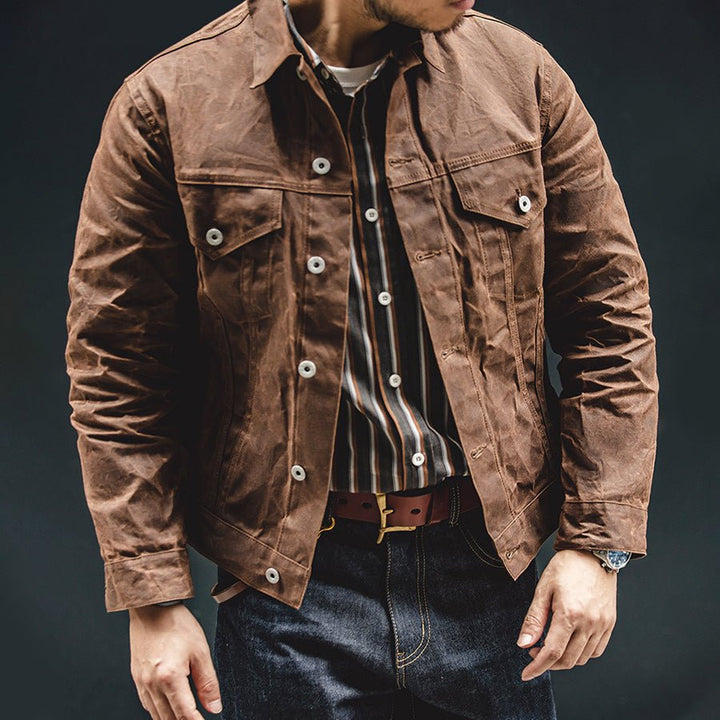 Dean Clark Tin Cloth Waxed Jacket - Intofa
