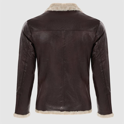 Dean Clark Winter Leather Jacket - INTOFA