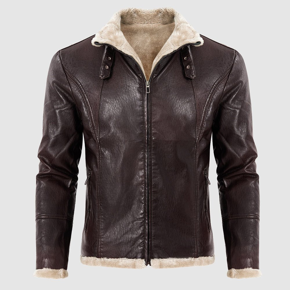 Dean Clark Winter Leather Jacket - INTOFA