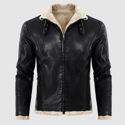 Dean Clark Winter Leather Jacket - INTOFA