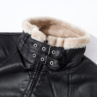 Dean Clark Winter Leather Jacket - INTOFA