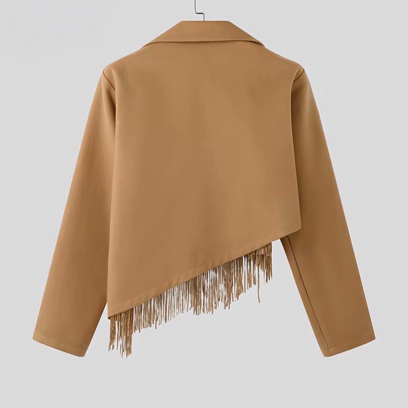 Dean Clark Woolen Tassel Jacket - Intofa