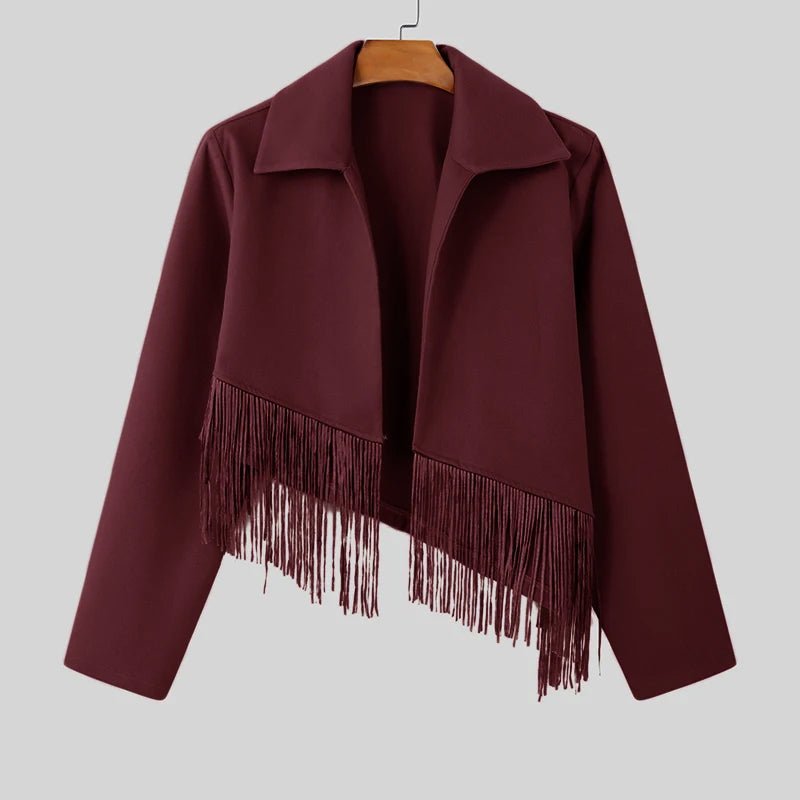 Dean Clark Woolen Tassel Jacket - Intofa