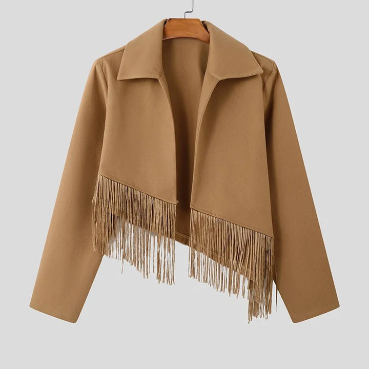 Dean Clark Woolen Tassel Jacket - Intofa