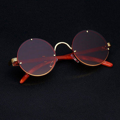 Eclipse Retro Round Sunglasses - Intofa