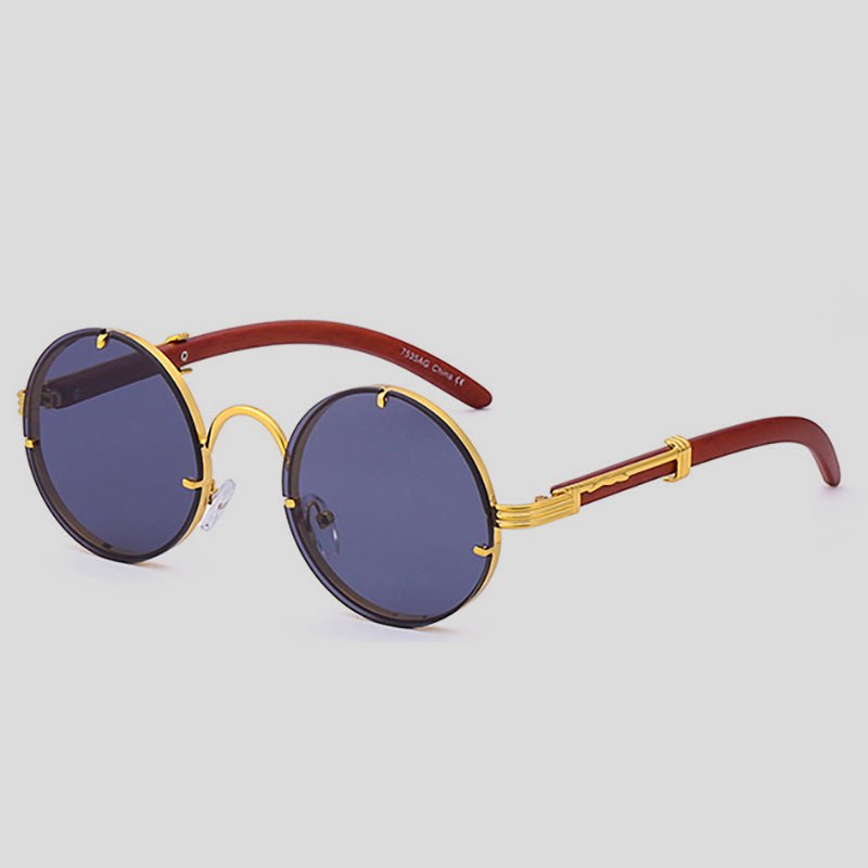 Eclipse Retro Round Sunglasses - Intofa