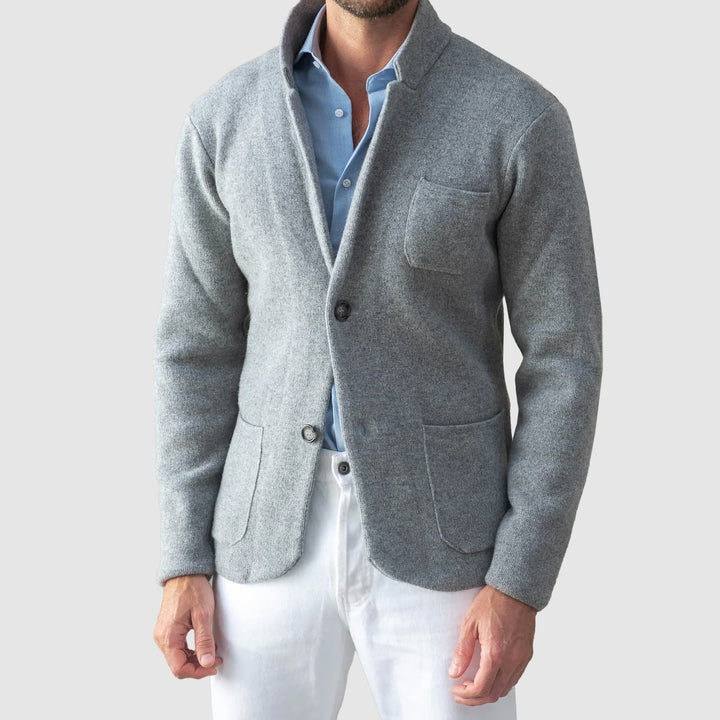 Elegant Knitted Jacket by Charles Harrington - Intofa