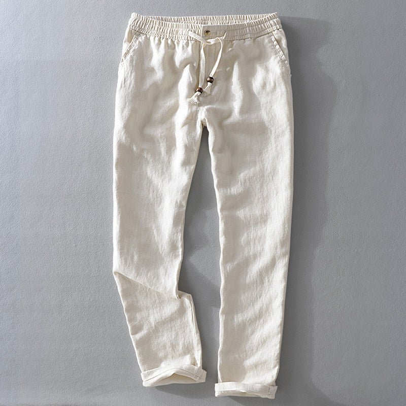 Elliot Sinclair Casual Linen Pants - Intofa