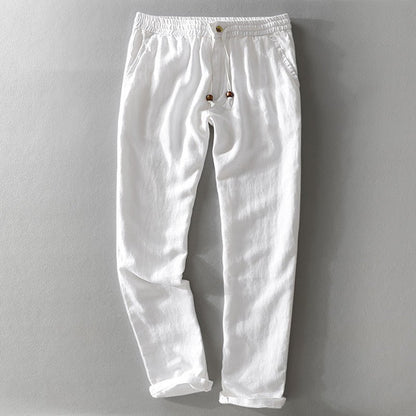 Elliot Sinclair Casual Linen Pants - Intofa