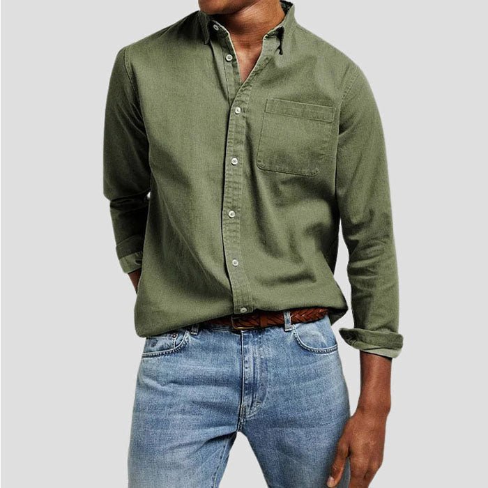 Essential Cotton Shirt by Dean Clark - Intofa