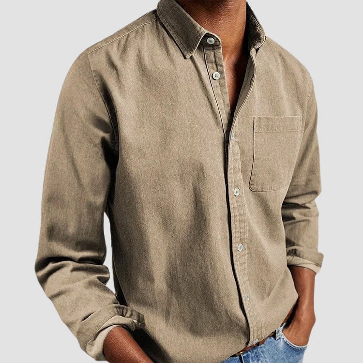 Essential Cotton Shirt by Dean Clark - Intofa