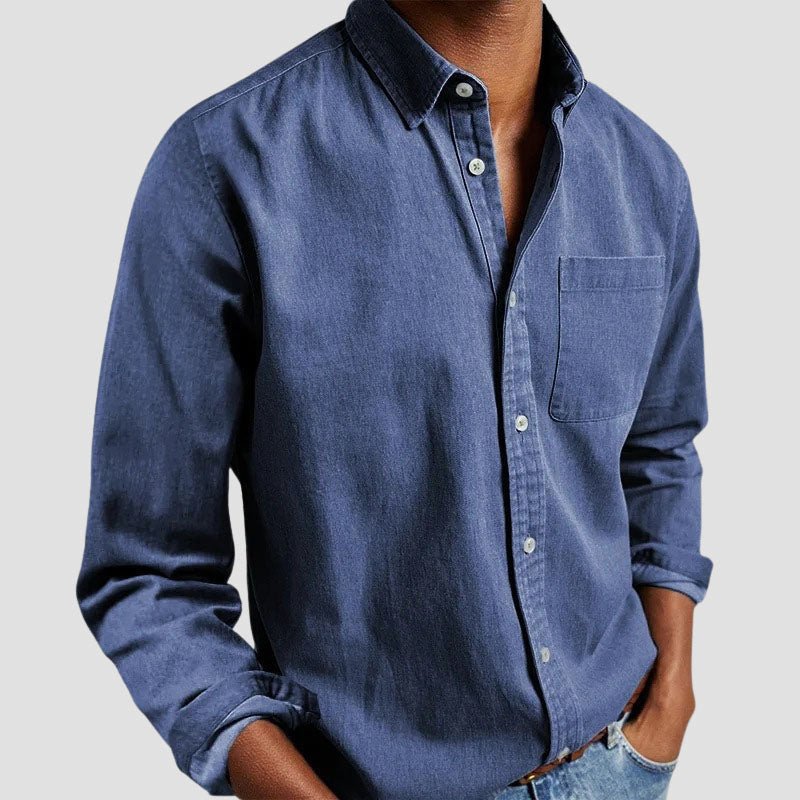 Essential Cotton Shirt by Dean Clark - Intofa