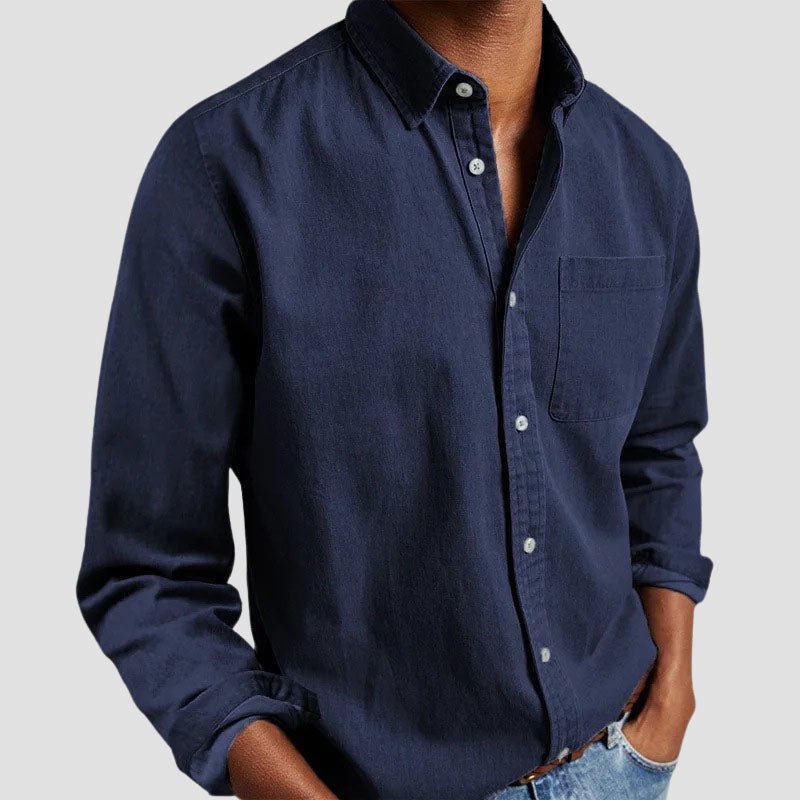 Essential Cotton Shirt by Dean Clark - Intofa