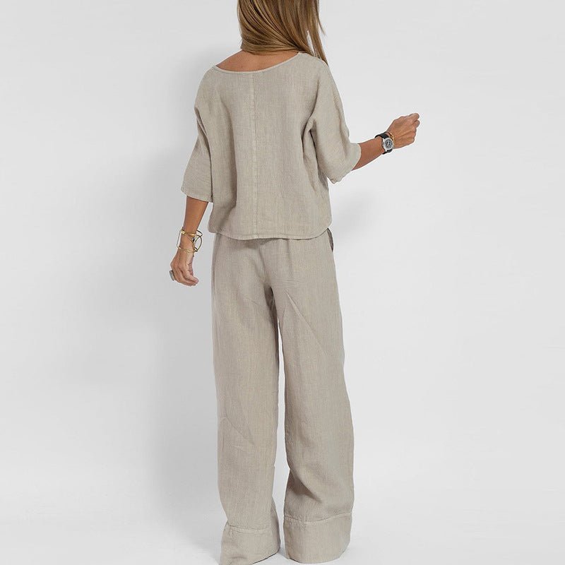 L'Aurore Linen Set by Chloé Rousseau - Intofa