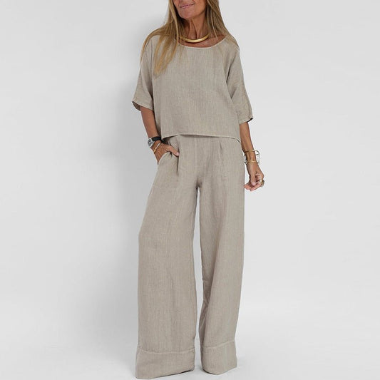 L'Aurore Linen Set by Chloé Rousseau - Intofa