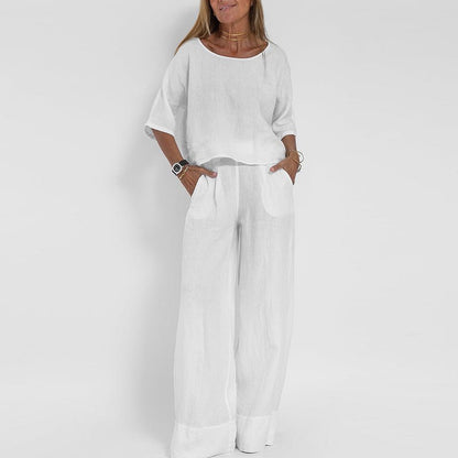 L'Aurore Linen Set by Chloé Rousseau - Intofa