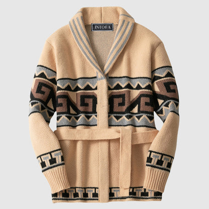 L’Étreinte Hivernale Cardigan by Victor Duval - Intofa