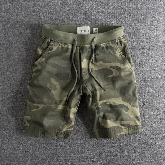 Prescott Tailors Casual Camou Shorts - Intofa