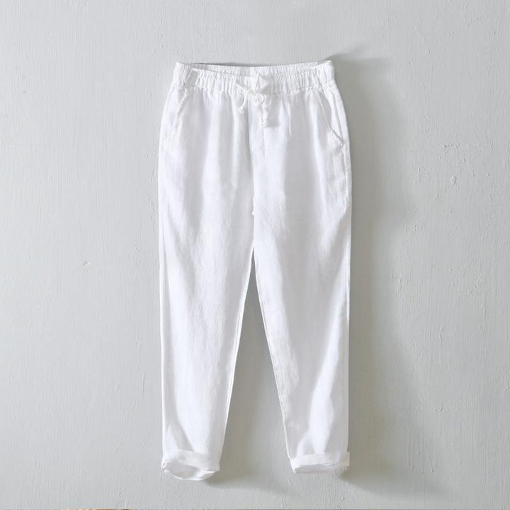 Prescott Tailors Coastal Linen Pants - Intofa