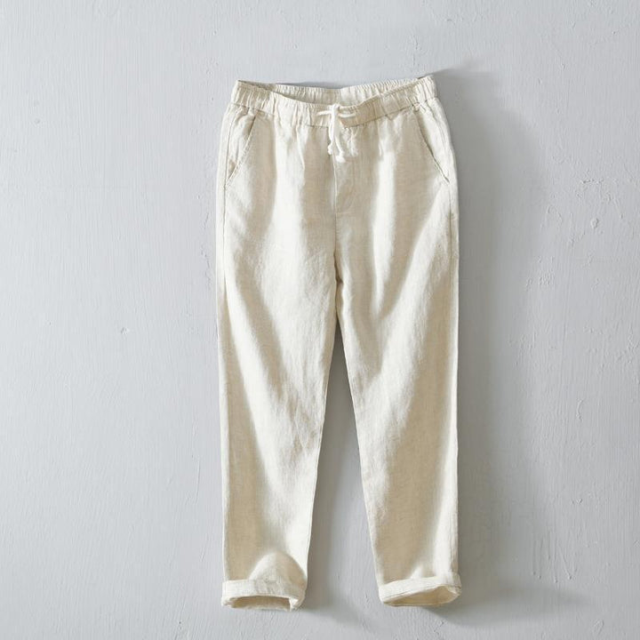 Prescott Tailors Coastal Linen Pants - Intofa