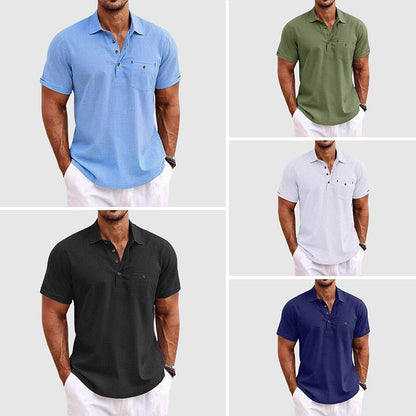 Prescott Tailors Linen Polo Shirt - Intofa