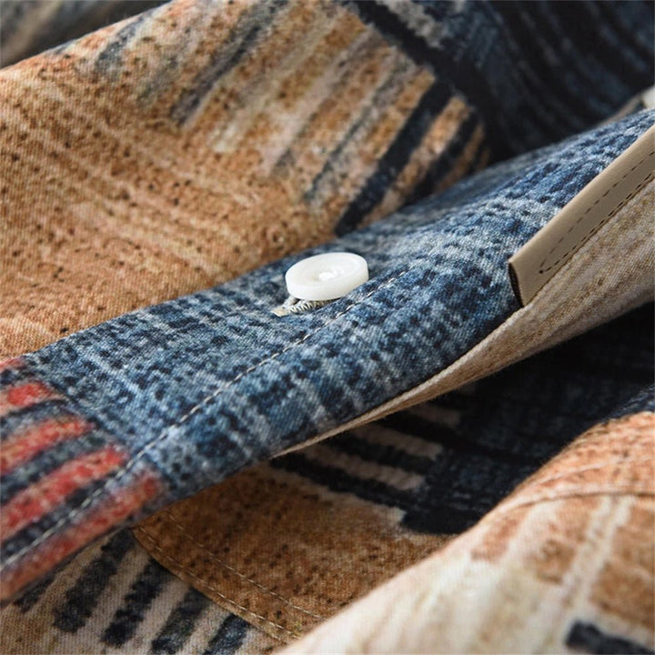 Prescott Tailors Patchwork Design Shirt - Intofa