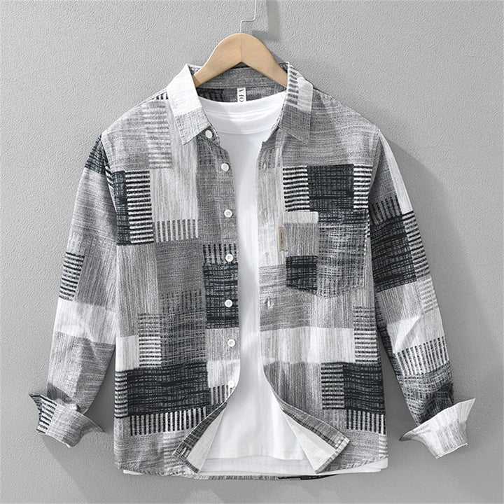 Prescott Tailors Patchwork Design Shirt - Intofa