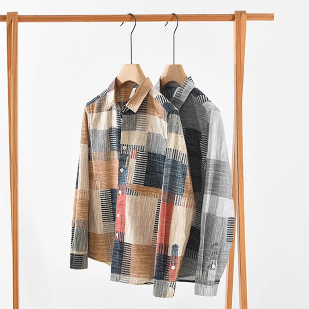 Prescott Tailors Patchwork Design Shirt - Intofa