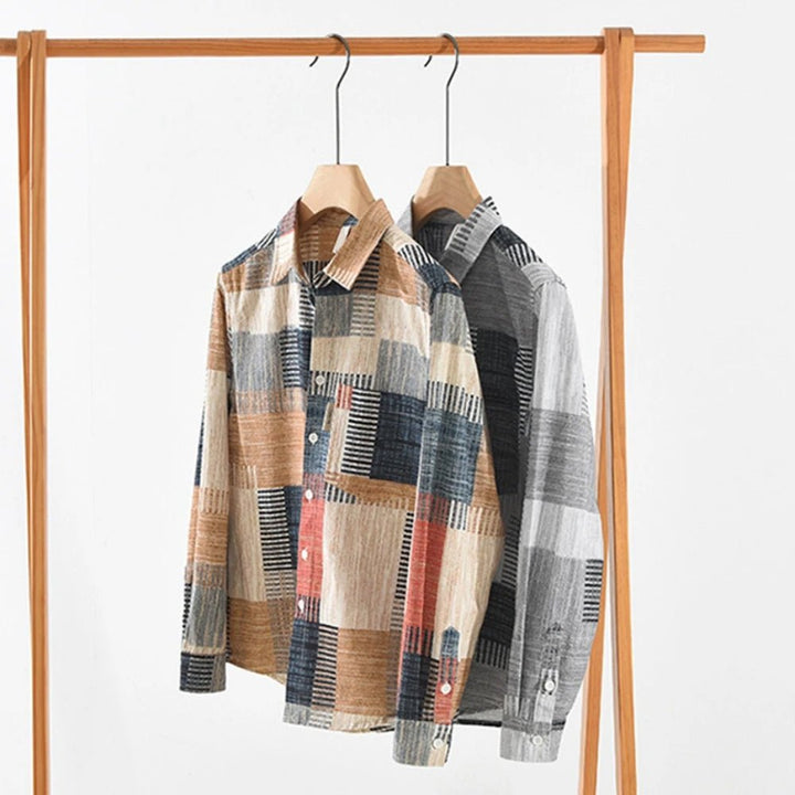 Prescott Tailors Patchwork Design Shirt - Intofa