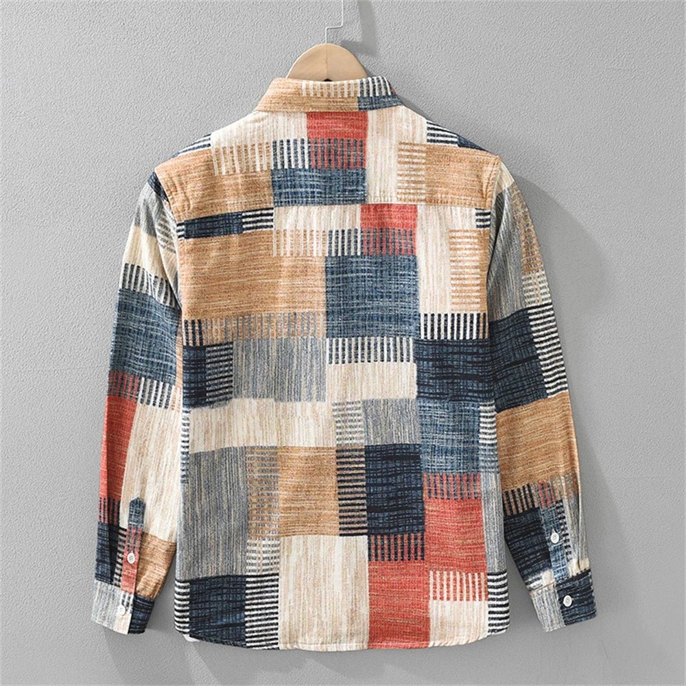 Prescott Tailors Patchwork Design Shirt - Intofa