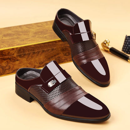 Prescott Tailors Pointed Leather Shoes - Intofa