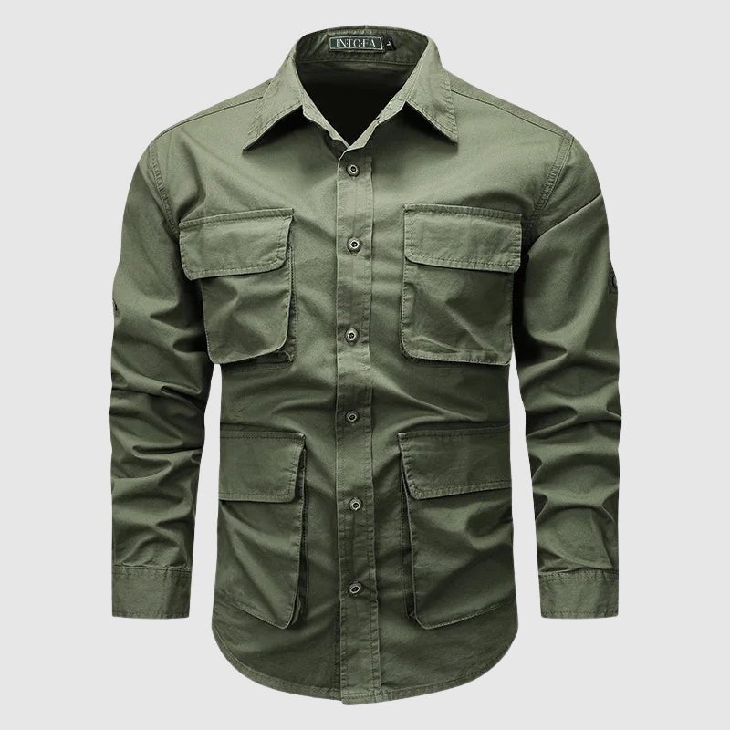 Prescott Tailors Utility Cargo Shirt - Intofa