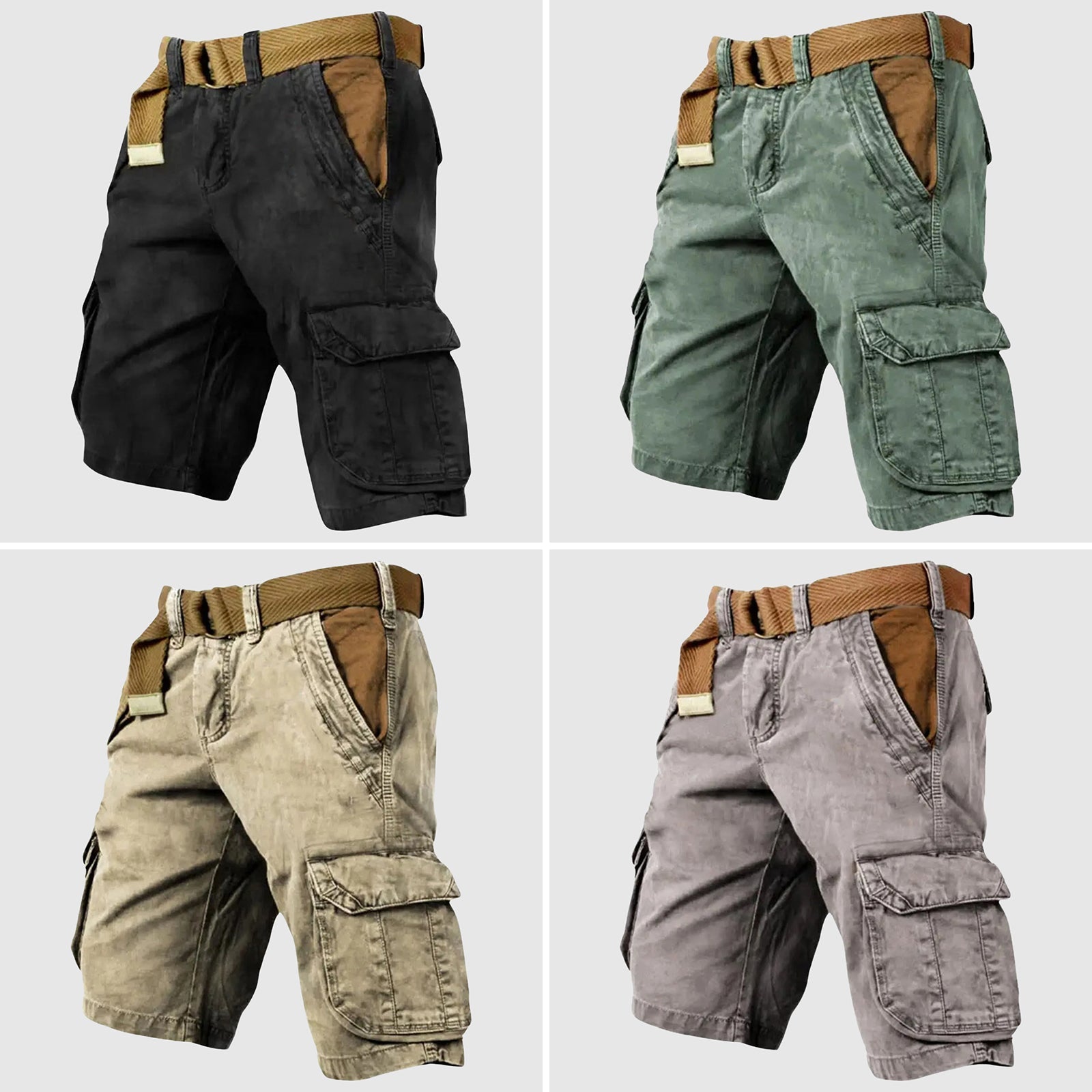 Prescott Tailors Vintage Cargo Shorts - Intofa