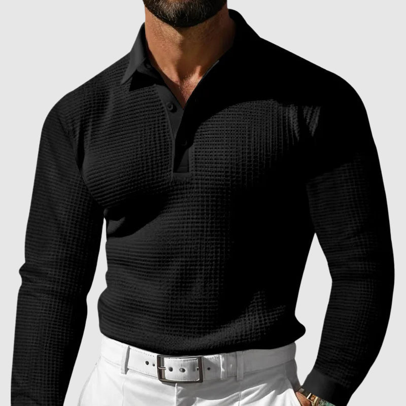 Prescott Tailors Waffle Polo Shirt - Intofa