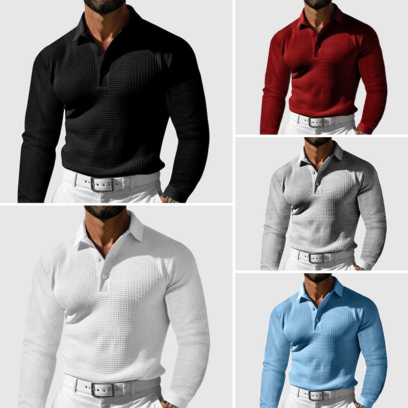 Prescott Tailors Waffle Polo Shirt - Intofa