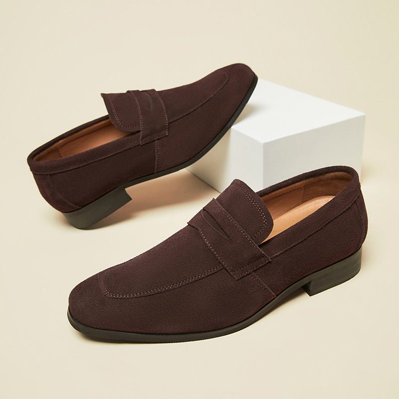 Prestige Suede Loafers by Charles Harrington - INTOFA