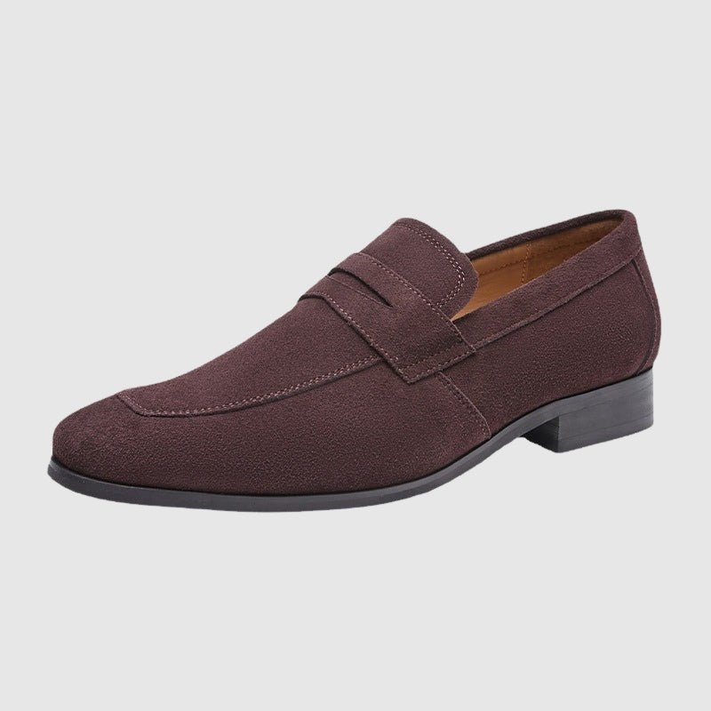 Prestige Suede Loafers by Charles Harrington - INTOFA