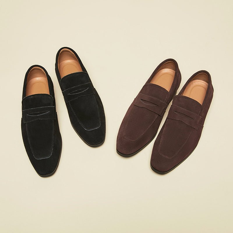 Prestige Suede Loafers by Charles Harrington - INTOFA