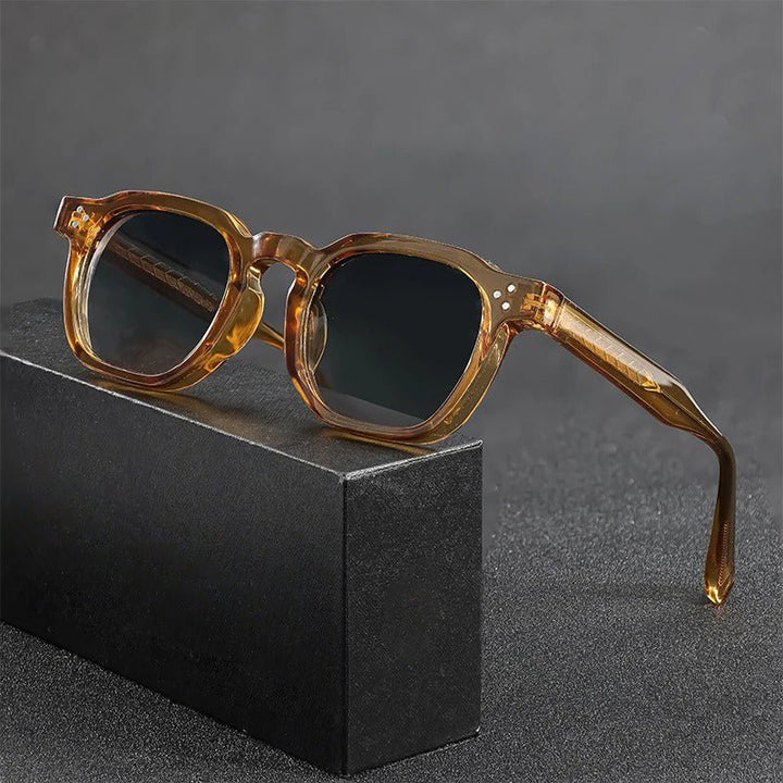 Punk Edge Retro Sunglasses - Intofa