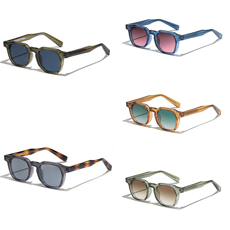Punk Edge Retro Sunglasses - Intofa