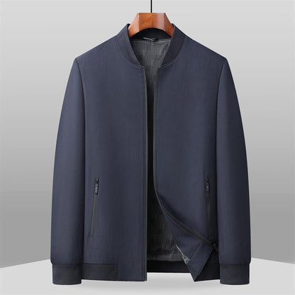 Steel Aura Bomber Jacket by Victor Duval - Intofa