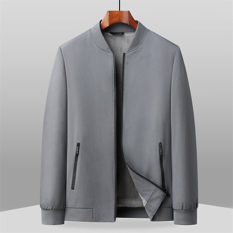 Steel Aura Bomber Jacket by Victor Duval - Intofa