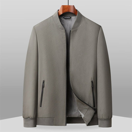 Steel Aura Bomber Jacket by Victor Duval - Intofa