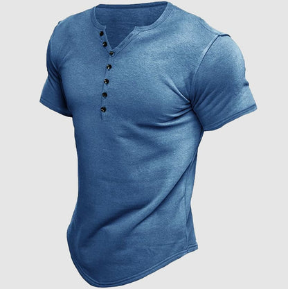 Tom Rains Boss Henley Short Sleeve Shirt - Intofa