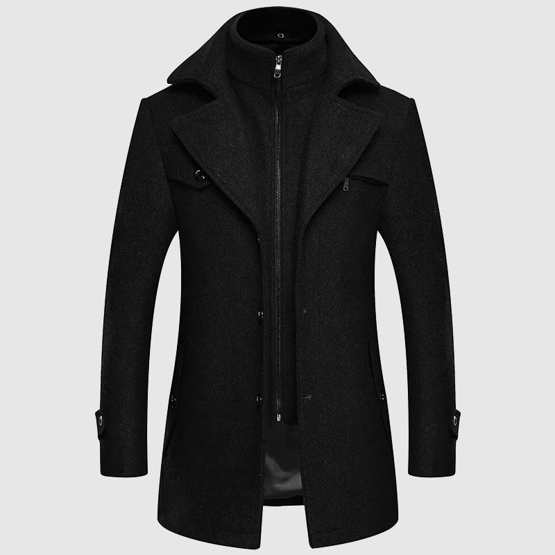 Tom Rains Chadron Woolen Coat - INTOFA