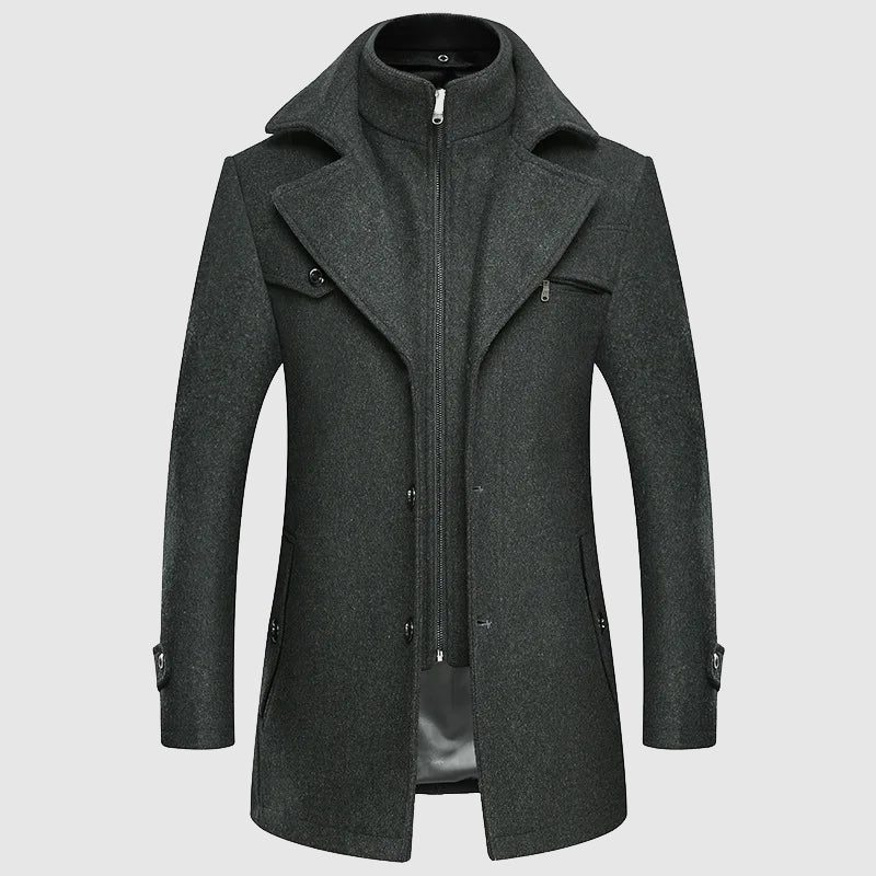 Tom Rains Chadron Woolen Coat - INTOFA