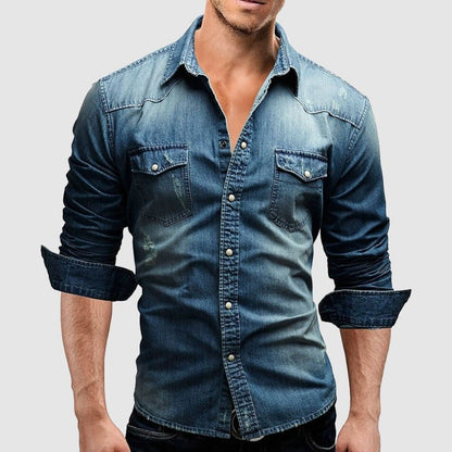 Tom Rains Miami Denim Shirt - Intofa