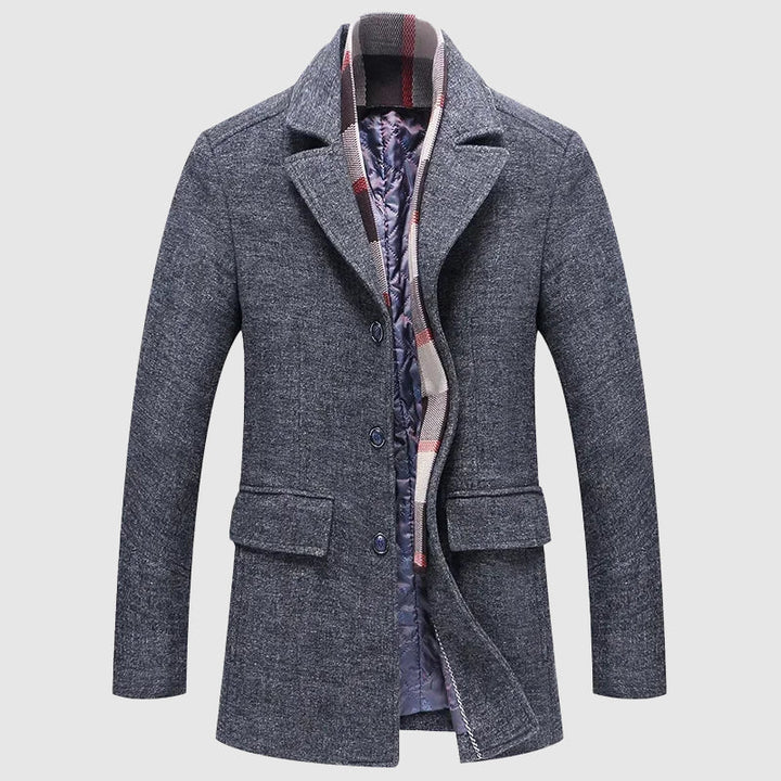 Tom Rains Newport Woolen Overcoat - INTOFA