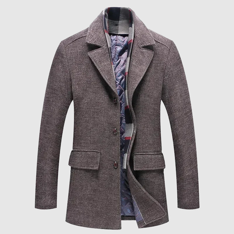 Tom Rains Newport Woolen Overcoat - INTOFA