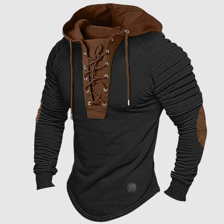 Tom Rains Pioneer Lace - Up Hooded Sweater - Intofa